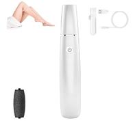 Onwddarefy Electric Feet Callus Remover, 3 Speeds Adjustable 360 Rotation Calluss Removers for Foot, Rechargeable & Portable for Women and Men Cracked, or Tough Skin (White)