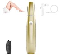Onwddarefy Electric Feet Callus Remover, 3 Speeds Adjustable 360 Rotation Calluss Removers for Foot, Rechargeable & Portable for Women and Men Cracked, or Tough Skin (Yellow)