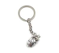 Onwomania - "Heart organ anatomy- Metal lucky charm ideal as a gift for the best friend, the best friend, mom - For men, women & children