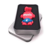 Onwomania Music Man Music Red USB stick in alu gift box 16 GB USB 2.0