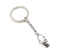 Onwomania Onlineworld2013 Key Ring Bucket Water Brunner Silver Metal Pendant Charm