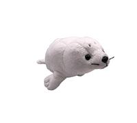 Onwomania Plush toy cuddly toy fabric animal harp seal white 22 cm