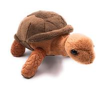 Onwomania Plush toy cuddly toy fabric animal tortoise brown 20 cm