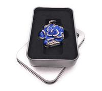 Onwomania Rose Flower Of Love Blue USB stick in alu gift box 16 GB USB 2.0