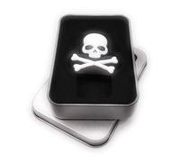 Onwomania Skull poison warning sign skull USB stick in alu gift box 32 GB USB 2.0