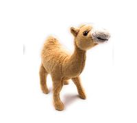 Onwomania Soft toy cuddly toy animal dromedary camel brown 23 cm