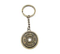 Onwomania - "Weight sport fitness- Metal lucky charm ideal as a gift for the best friend, the best friend, mom - For men, women & children
