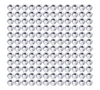 Onwon 1440 Pcs Crystal Flat Back Brilliant Round Rhinestones Glass Stones Glitter Gems Faux Diamond for Craft,Nail Art,Shoes,DIY Decorations (SS3 / 1.4mm, Clear)