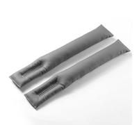 ONWZCJDI 2 Pieces Seat Gap Soft Pad for Car Seat,PU Faux Leather Universal Leak-proof Strip Gap Filler for Car,for Xiaopeng P5 P7,44.5 * 7.5CM,Grey