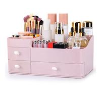 ONXE Makeup Organizer with Drawers,Large Capacity Countertop Organizer for Vanity,Bathroom and Bedroom Desk Cosmetics Organizer for Skin Care,Brushes, Eyeshadow, Lotions, Lipstick, Nail Polish