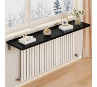 Onxyrbyte Radiator Shelves,Floating Wooden Wall-Mounted Radiator Rack,Over Radiator Shelf Above Radiator,Floating Wall Shelves,Extra Wide Countertop,for Living Room Bedroom Bathroom Office