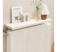 Onxyrbyte Radiator Shelves,Floating Wooden Wall-Mounted Radiator Rack,Over Radiator Shelf Above Radiator,Floating Wall Shelves,Extra Wide Countertop,for Living Room Bedroom Bathroom Office