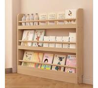 Onxyrbyte Wooden Behind Door Bookshelf,Behind The Door Open Storage Rack Shelf,Tall Narrow Book Shelf Behind Door,Thin Space Savers Standing Shelf,for Bedroom,Living Room And Nursery