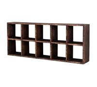Onxyrbyte Wooden Wall-Mounted Cup Display Rack,Vintage Coffee Mug Display Rack,Wall Mounted Coffee Mug Display Shelf,Cup Floating Shelves Organizer,for Living Room Kitchen Office Commercial
