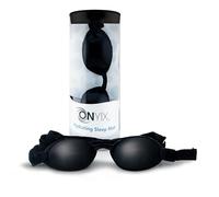Onyix Silicone Hydrating Sleep Mask for Nighttime Dry Eye Relief (Black)