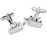 Onyx Art Cruise Ship Design Cufflinks in Gift Box London CK71