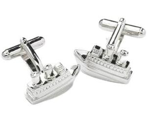 Onyx Art Cruise Ship Design Cufflinks in Gift Box London CK71