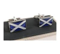 Onyx-Art London Novelty Cufflinks - Scottish Flag