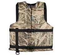ONYX Coast Guard Approved Oversized General Purpose Life Jacket, Swamp Camo