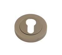 ONYX DESIGN Keyhole Euro Escutcheon on Gunmetal Keyhole Cover on Gunmetal for Internal Doors for Security and Protection from Key Damage