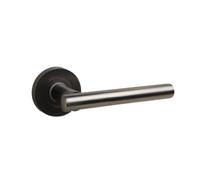ONYX DESIGN Laurel Lever on Rose Door Handle in Gunmetal for Internal Doors
