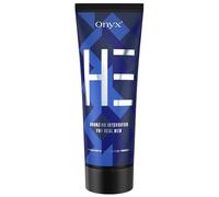 Onyx HE Bronzing Tanning Accelerator Sunbed Cream for Men 200 ml | Indoor Use, Fast Absorbing Formula, Supports Darker Looking Tan, Skin Conditioning Care, For Regular Tanning Sessions