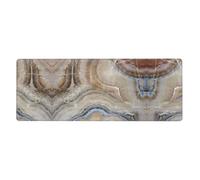 Onyx Stone Pale Blue Mouse Pad 12x31.5in - Extended Gaming & Desk Mat