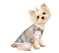 Onyx Stone Pale Blue print Dog Clothes T Shirts for Small Dogs Breathable Puppy Kitten Dog Shirts for Pet Dogs Cats