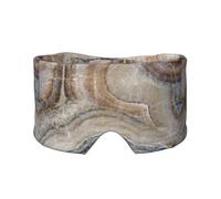 Onyx Stone Pale Blue Print, Full Eye Covers Light Blocking Eye Mask Sleep Eye and Ear Muffs