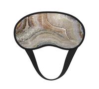 Onyx Stone Pale Blue Print, Full Eye Covers Light Blocking Eye Masks Blackout Sleep Eye Muffs