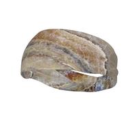 Onyx Stone Pale Blue PrintHair Bands for Men Woman Headband Running Headband Sweat Wicking Gym