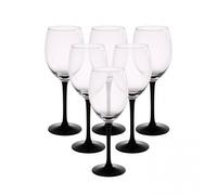 Onyx Wine Water Glasses Diamond 330 ml Pack of 6 Bar Drinkware Glassware