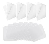 Onyxify 12Pcs Acrylic Clear DIY Craft Double Sided Adhesive Pad Removable Squares Tape Super Strong Heavy Duty Washable Sticky Patch Walls Hanging / 6x6CM(COLOR:white)