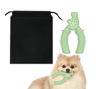 Onyxify Dog Chew Toy with Drawstring Bag Indestructible Stick Dog Chew Toy for Aggressive Chewers, Long Lasting Tough Boredom Breaker for Dogs(Green)