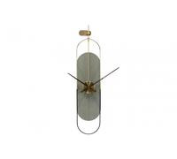 ONZENO® Designer clock 'THE GREY PLANET.' | Silent | Quartz clock 8x35x1inches