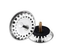 ONZLBOR Kitchen Sink Plug Strainer|Upgraded Thickened Stainless Steel Strainers Sink Plug Replacement Drain Stopper for Food/Kitchen Waste Catcher - UK Sinks Hole Diameter 78-80.3mm