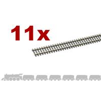 OO gauge flexible wooden sleeper track (nickel silver rail) Peco SL-100 - 914mm