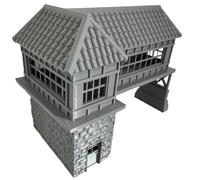 OO Gauge Model Railway Signal Box Building Wargaming Terrain Railroad Hut Model