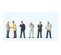 OO Gauge Preiser Figure Set British Businessman (6) OO / HO Scale