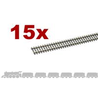 OO/HO Finescale flexible wooden sleeper track (nickel silver rail) Peco SL-100F