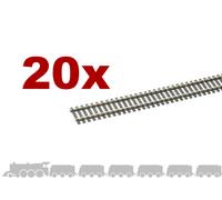 OO/HO Finescale flexible wooden sleeper track (nickel silver rail) Peco SL-100F