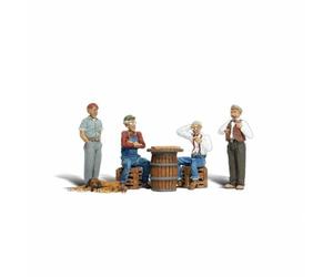 OO/HO Gauge Checker Players (4) Woodland scenics A1848