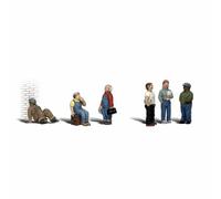 OO/HO Gauge Factory Workers (6) Woodland scenics A1867