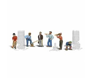 OO/HO Gauge Lumberjacks (6) Woodland scenics A1876