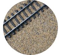 OO/HO Gauge Model Railway Track Ballast - Brown/Grey | 250g | Model Railway Scenery Material