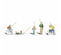 Woodland Scenics Figures Set A1878 Gone Fishing HO/OO Gauge Painted (6)