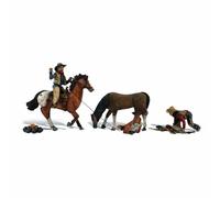 OO/HO Gauge Ridin' and Ropin' (2) Woodland scenics A1940