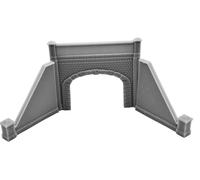 OO/HO Gauge Stone Bridge - Single Track, One-Sided Resin Model Railway Scenery - WWScenics