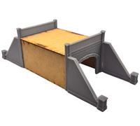 OO/HO Gauge Stone Bridge - Two Sides, Single Track, Double-Sided Resin Railway Scenery Kit - WWScenics