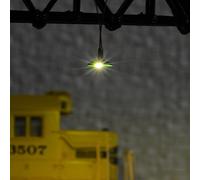 OO HO Scale Ceiling Lamps Model Railway Model Wall Lamp Street Light, Perfect for Building Layout, Warm White Lighting